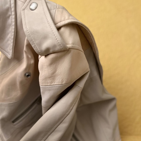 Iro Witney Leather Biker Jacket size 40 Large - Picture 3 of 16